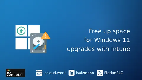 Free up space for Windows 11 upgrades with Intune Remediation