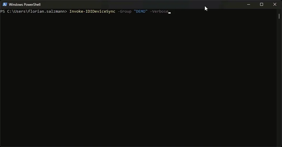 Invoke-IDIDeviceSync