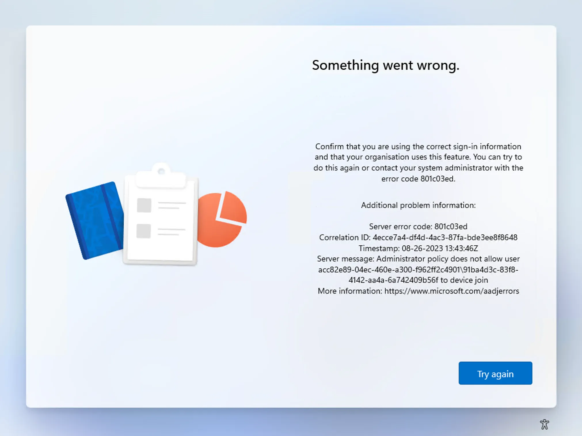 Windows Autopilot Enrollment Error 801C03ED