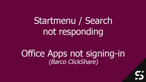 Start menu not responding