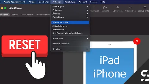 Apple Configurator 2 - iPad / iPhone reset