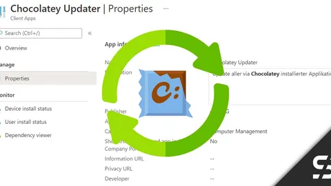 update chocolatey intune