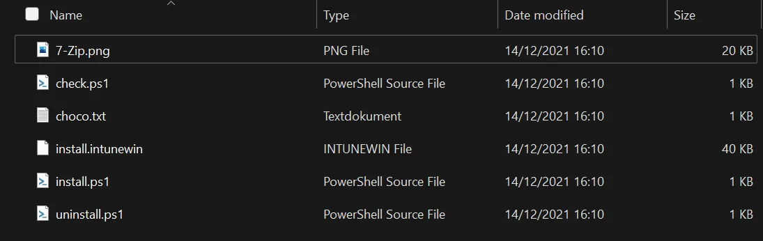 win32 app Beispiel 7-Zip