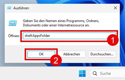 Open Windows Application Folder