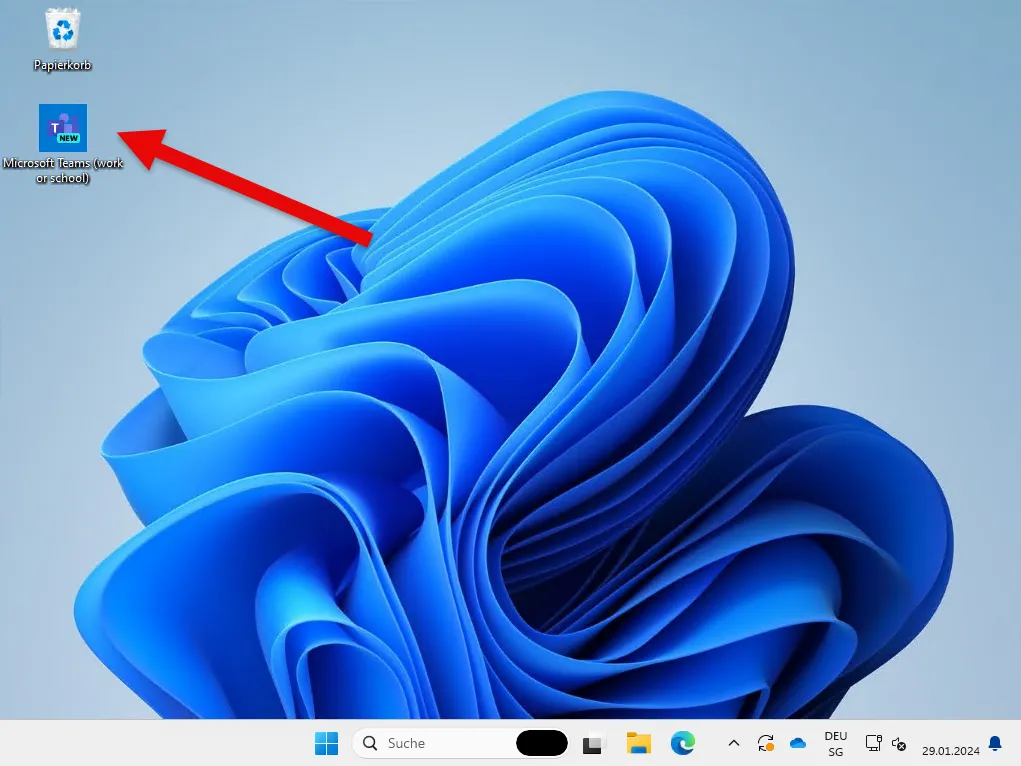 Windows App shortcut on the Desktop