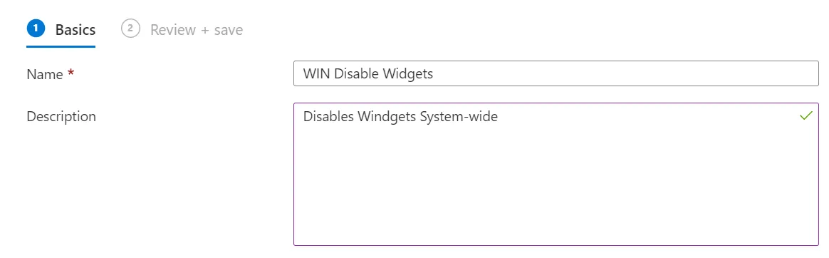 Intune PowerShell script