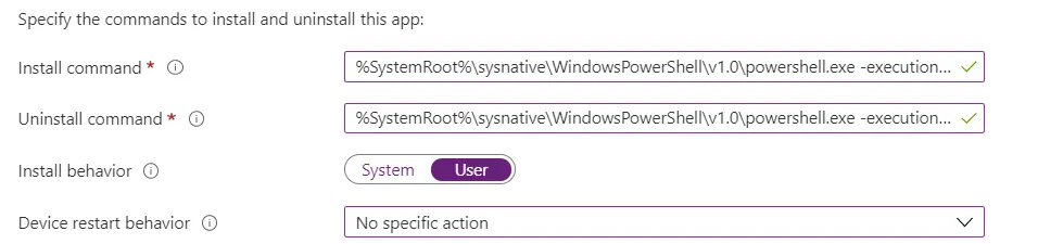 install/uninstall command Microsoft Teams Background