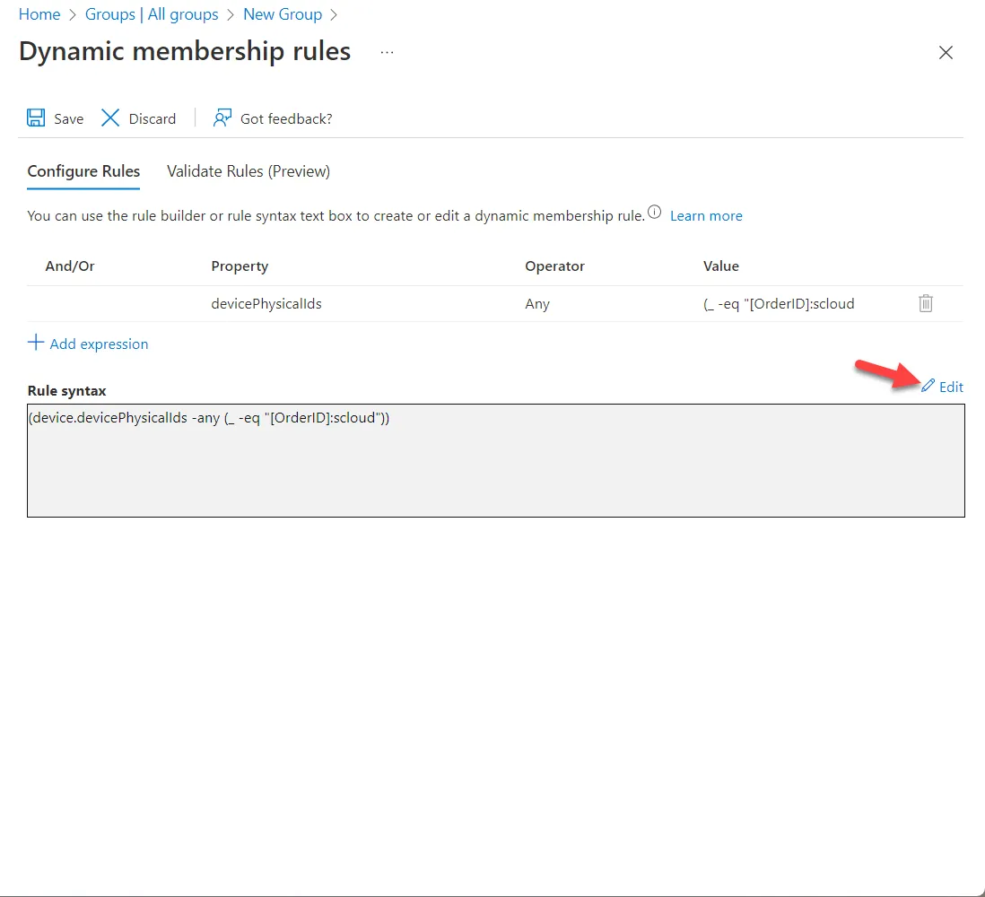 Security Group Query