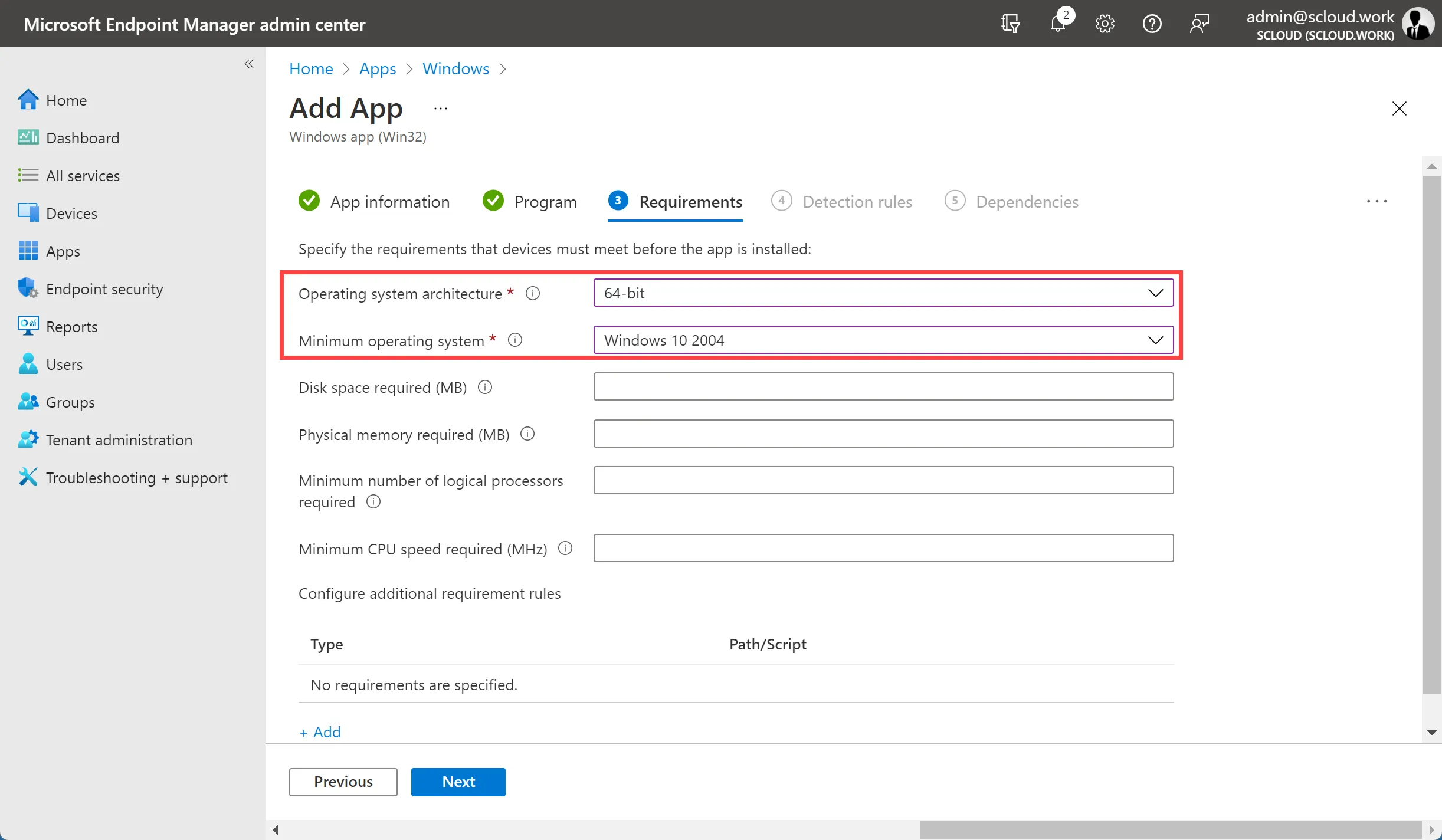 win32 Intune fonts requirements