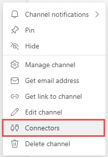 Teams Connectors