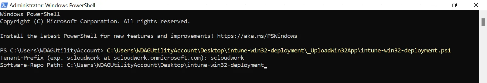win32 automated - initial variable