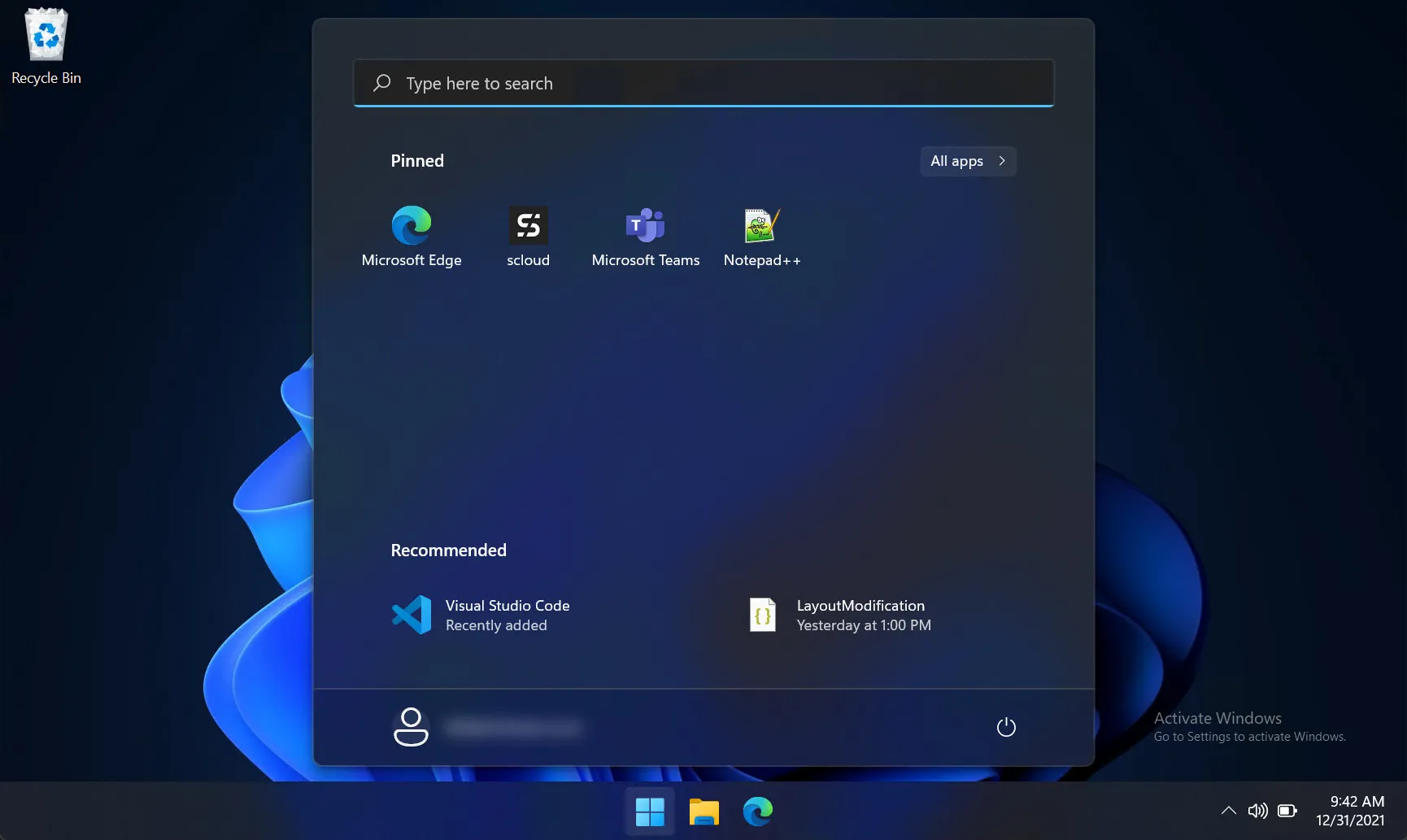 Pin to Start Policy Windows 11 Intune