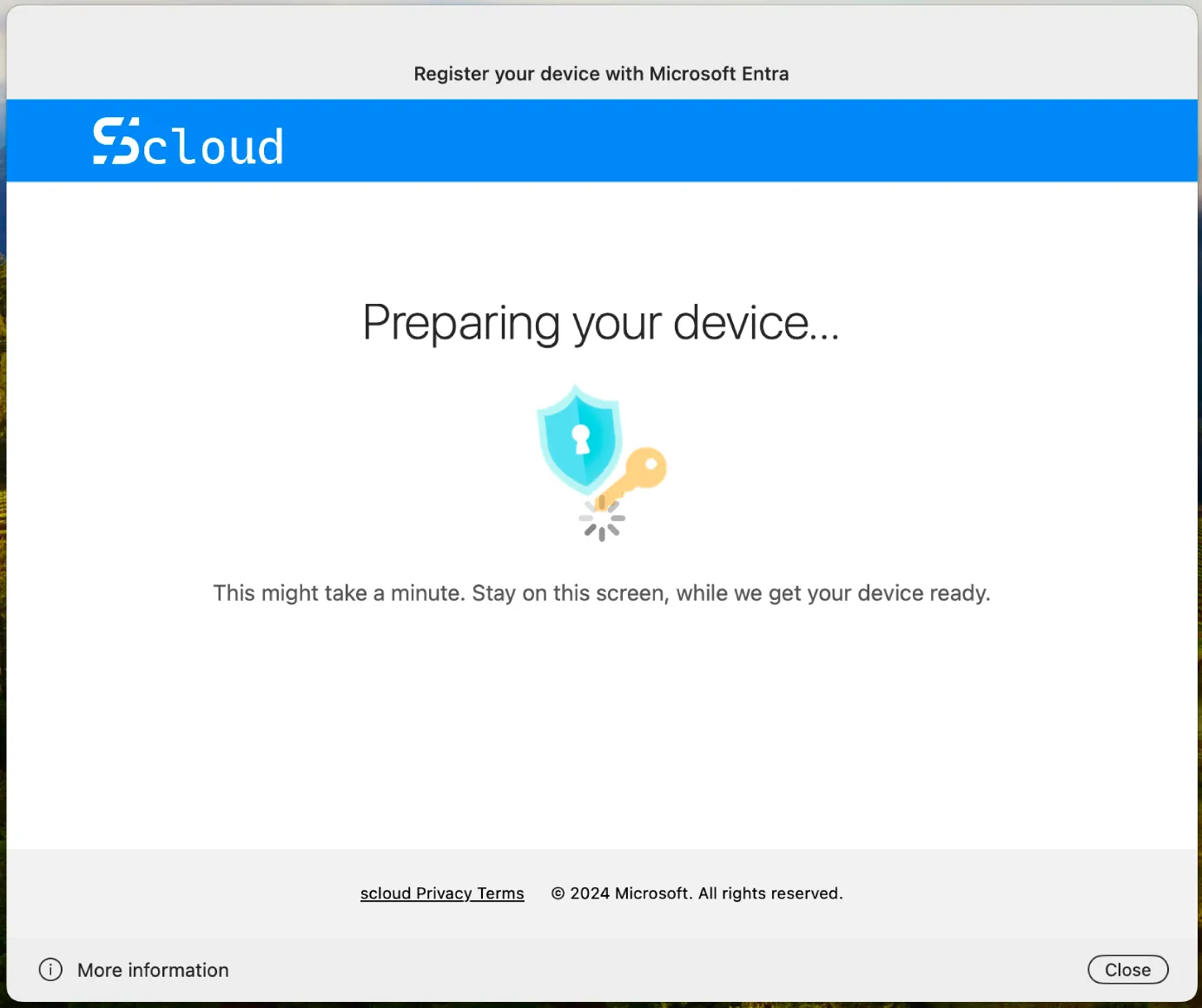 macOS performing Entra Join