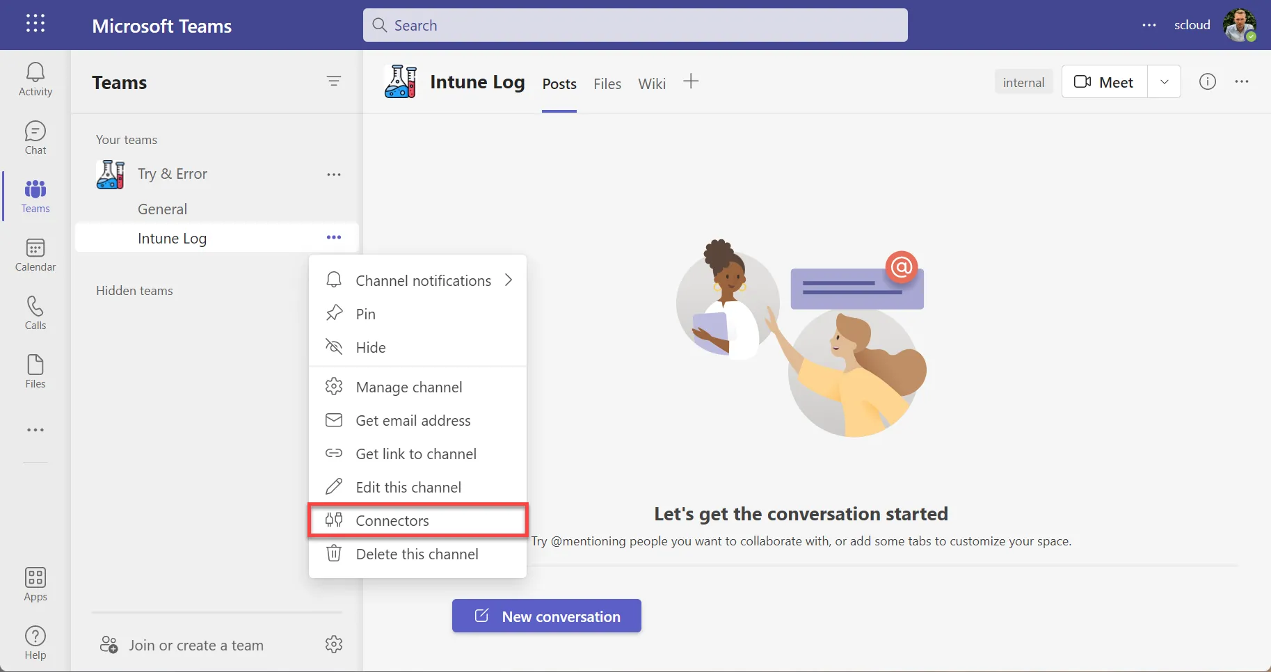 Teams channel, Connectors