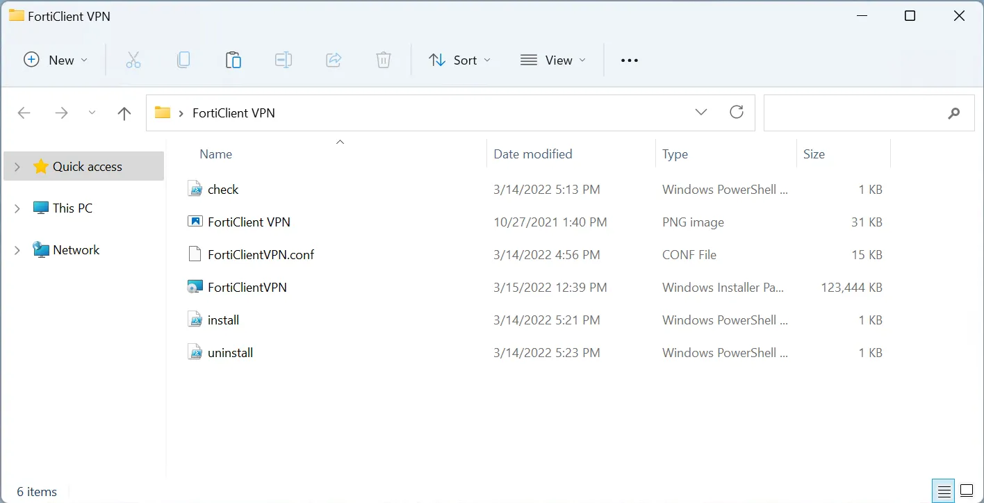 FortiClient VPN Paket Intune