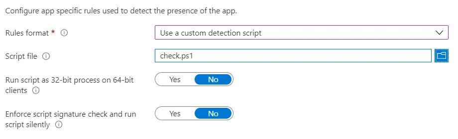 Detection rule for DesktopInfo