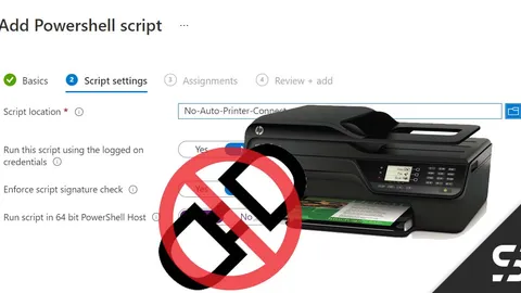 printer auto connect disable