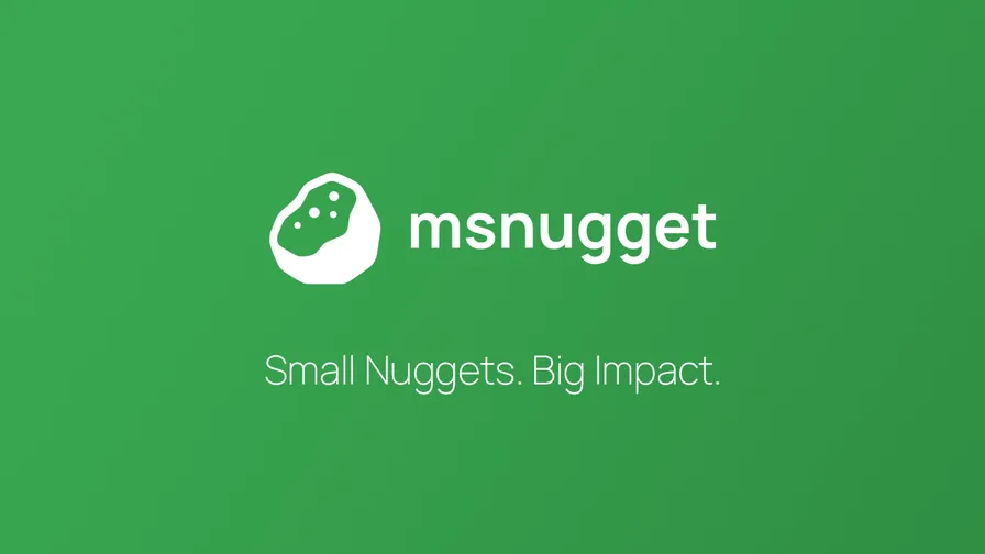 msnugget.com homepage - weekly one-minute updates on endpoint management, security, and AI