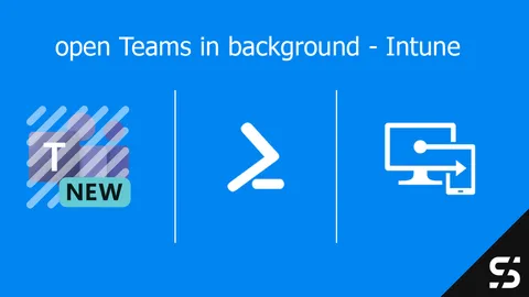 How to open Teams in Background