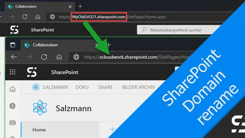 SharePoint Online rename Domain
