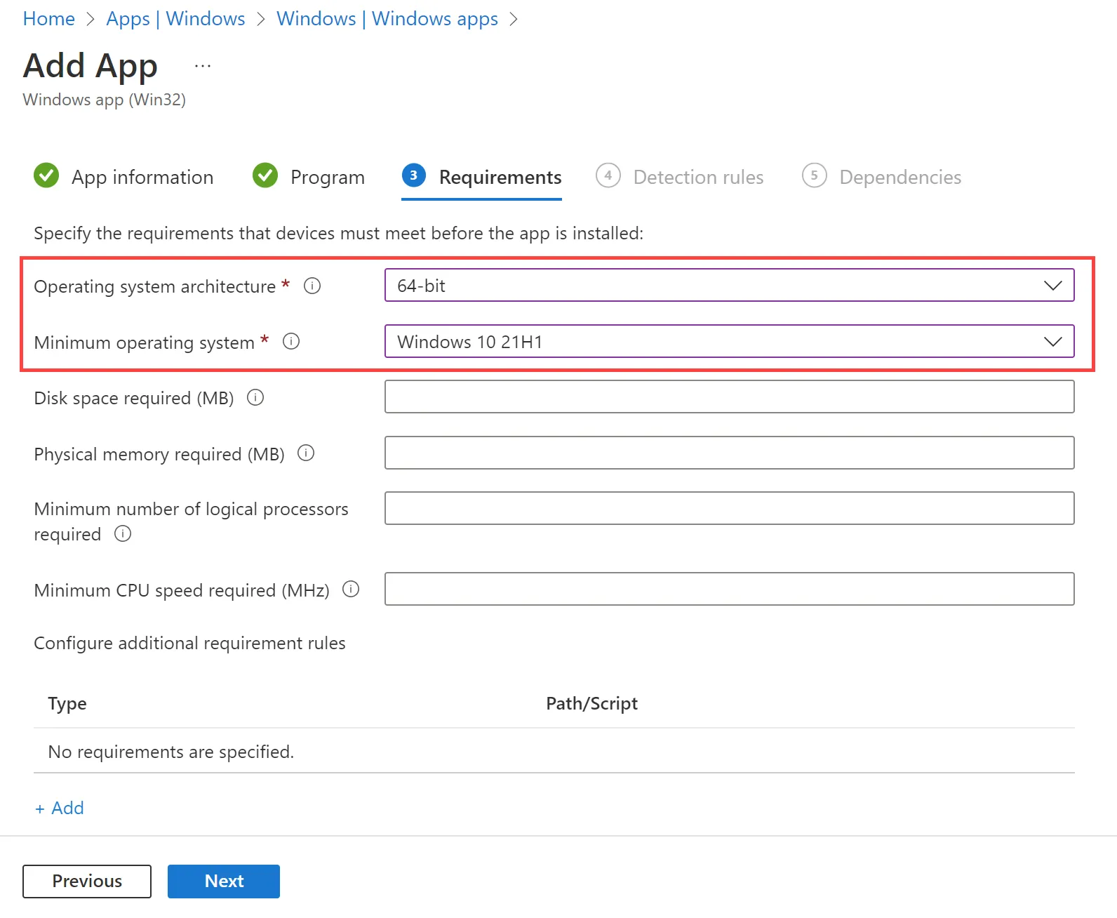 Intune, Win32 App requirements