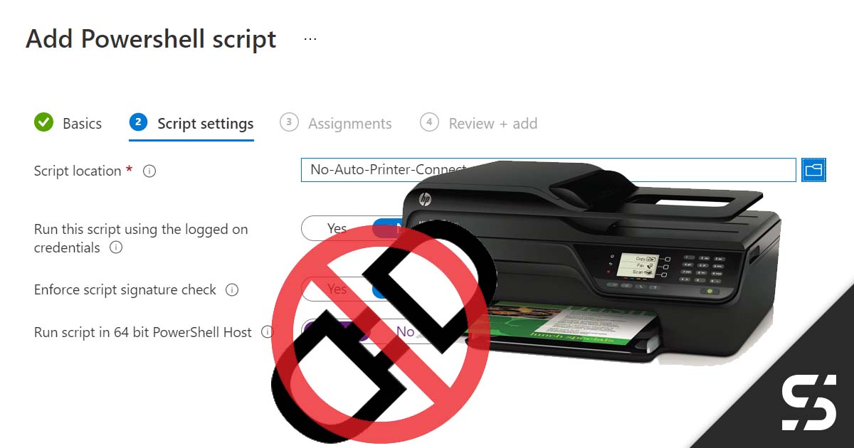 printer auto connect disable