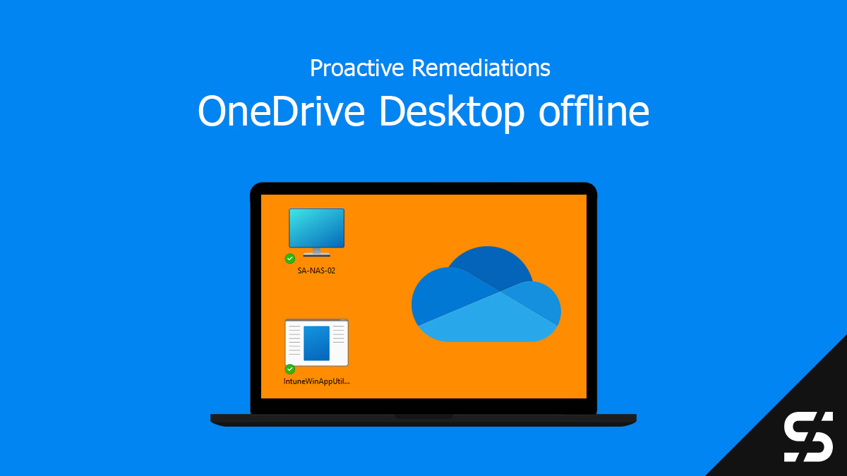 OneDrive Desktop allways offline