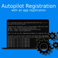 Autopilot Registration automated